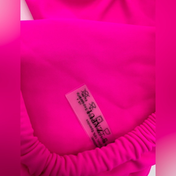 NWT ZAFUL Womens Ruched Underwire Bikini with Thong Criss Cross Top - Picture 8 of 11